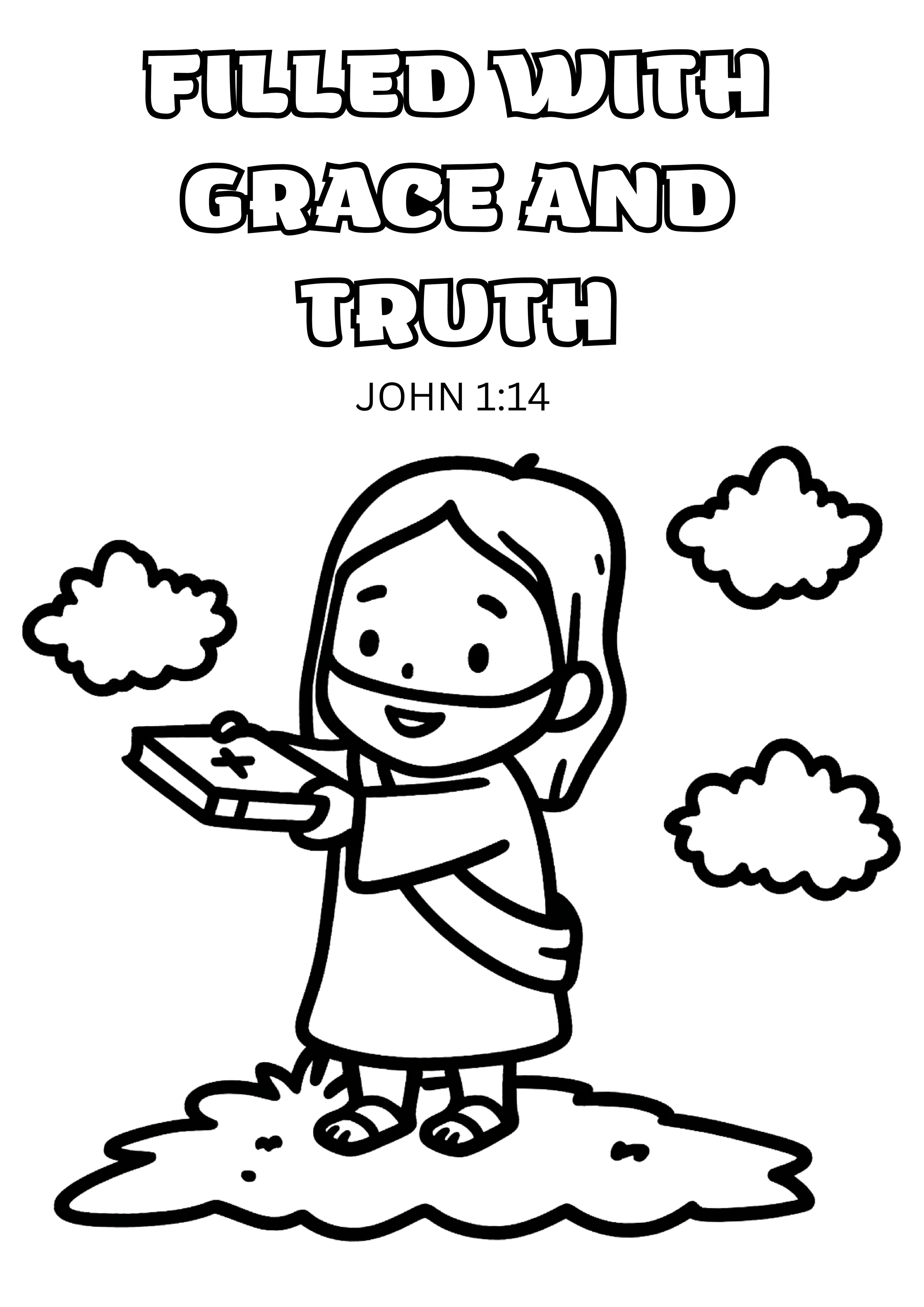 Printable Christian Coloring Book for Anxiety Relief/ Names of God Scripture Coloring Pages