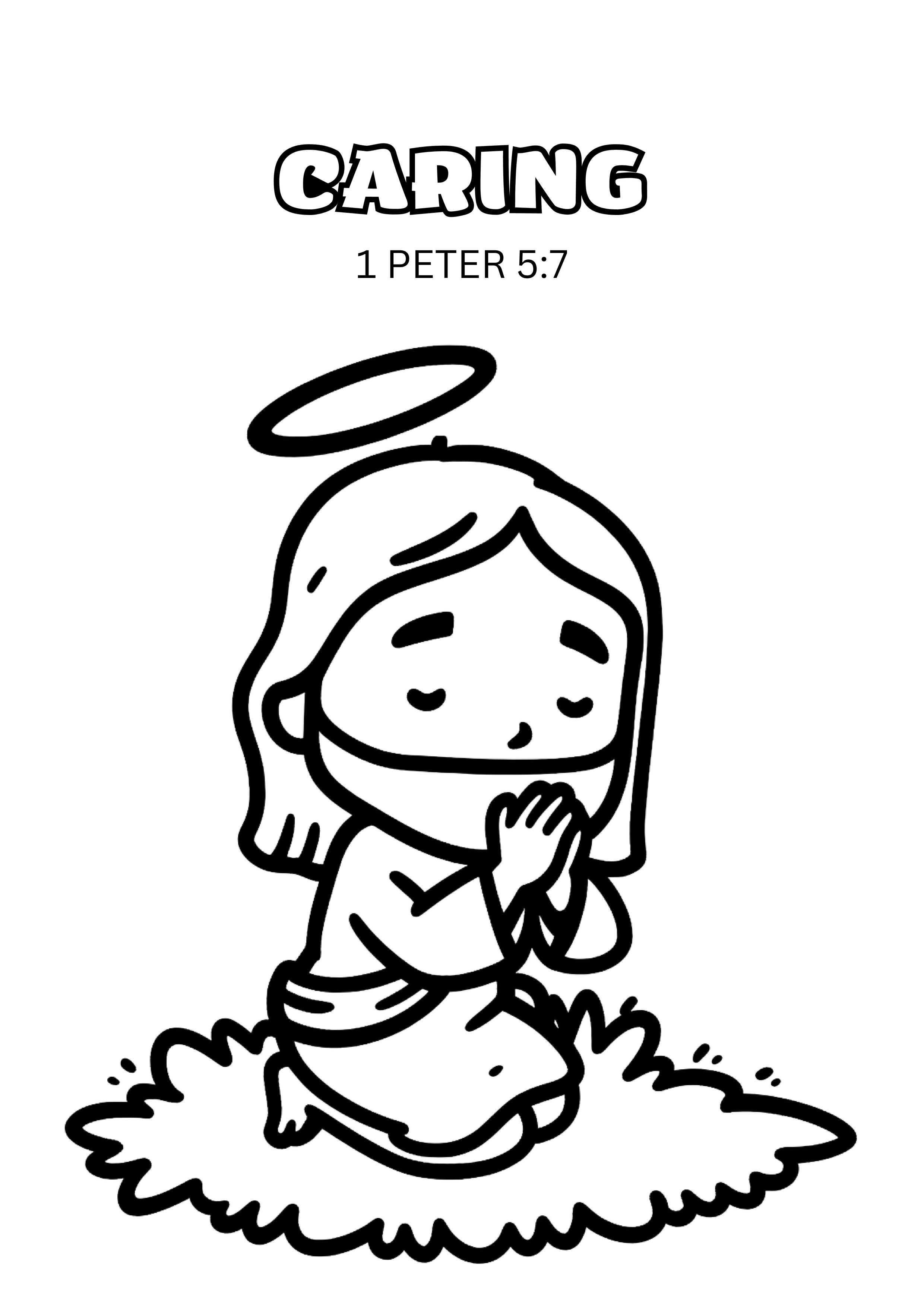 Printable Christian Coloring Book for Anxiety Relief/ Names of God Scripture Coloring Pages