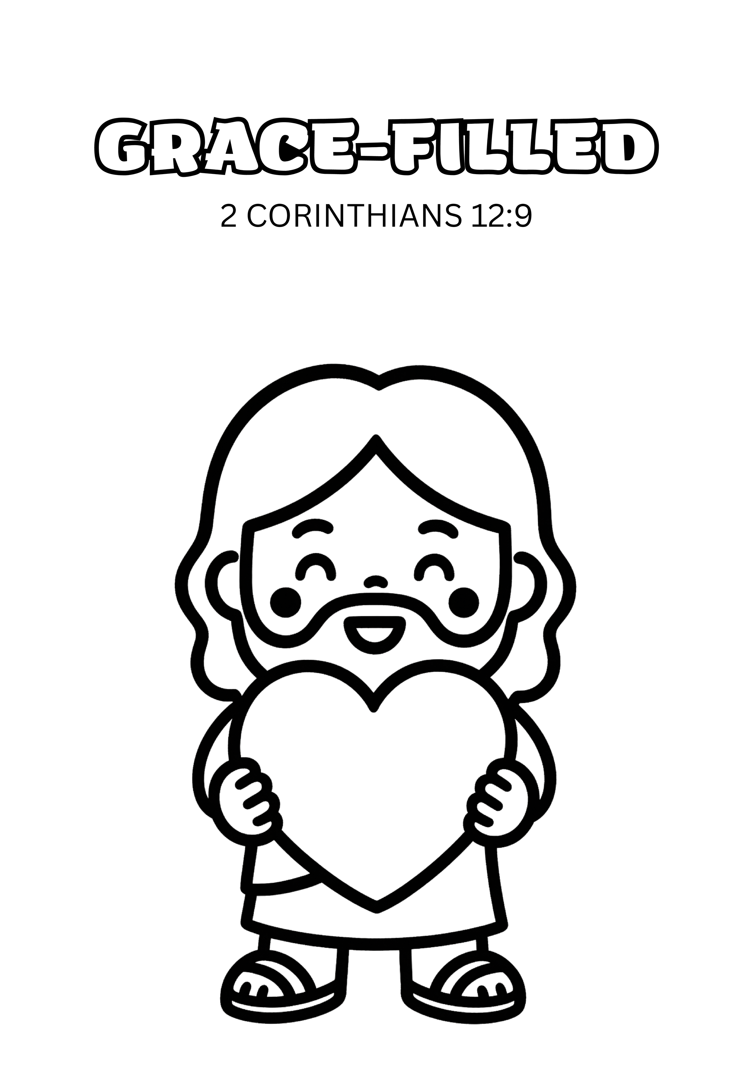 Printable Christian Coloring Book for Anxiety Relief/ Names of God Scripture Coloring Pages