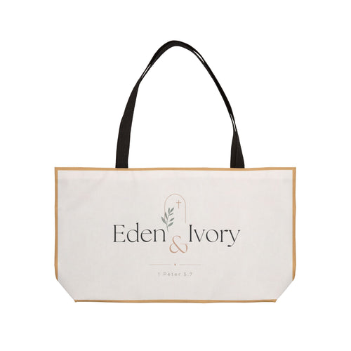 Cast Your Cares Upon Him Tote Bag | 1 Peter 5:7