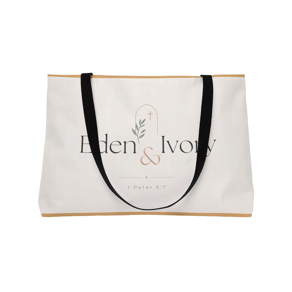 Cast Your Cares Upon Him Tote Bag | 1 Peter 5:7