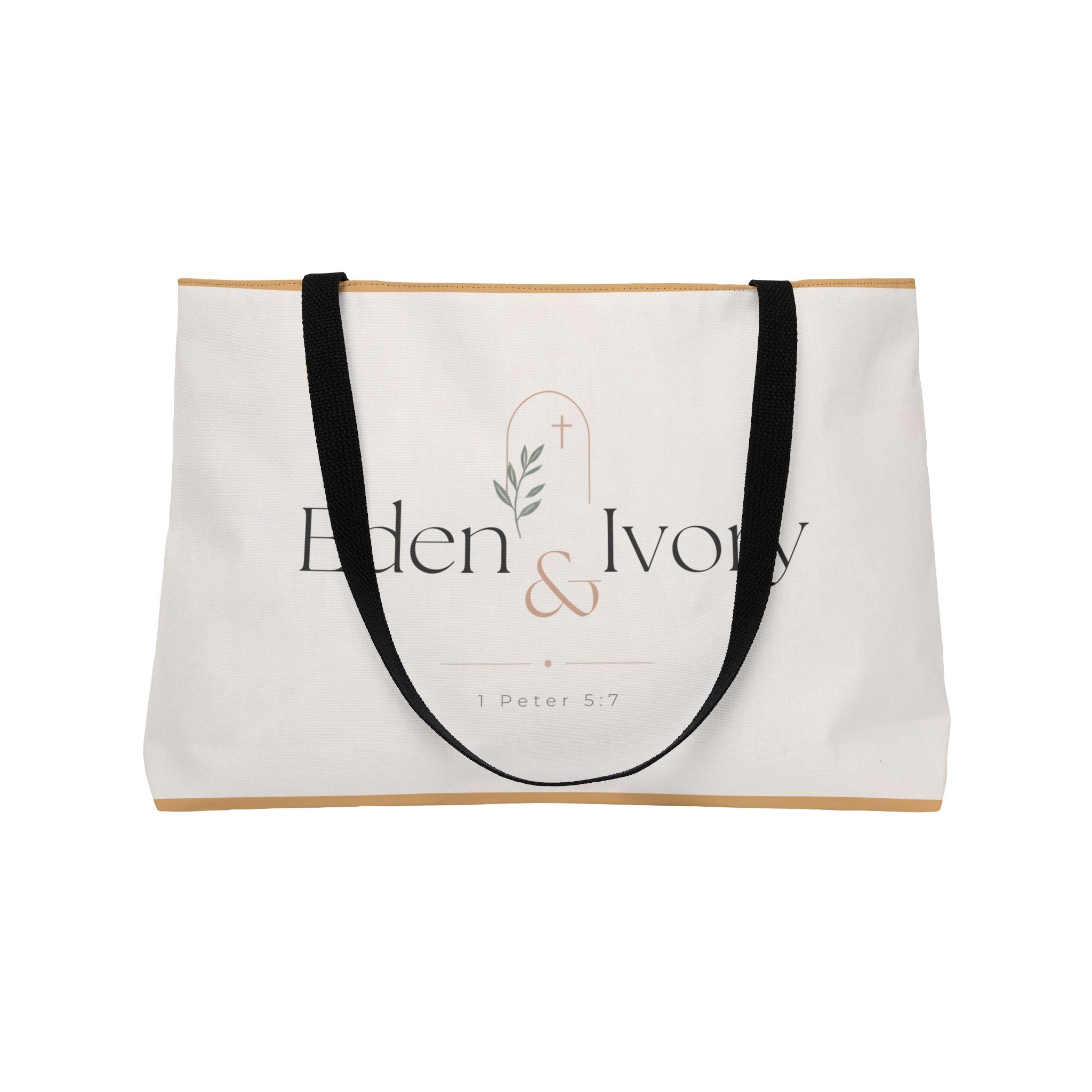 Cast Your Cares Upon Him Tote Bag | 1 Peter 5:7