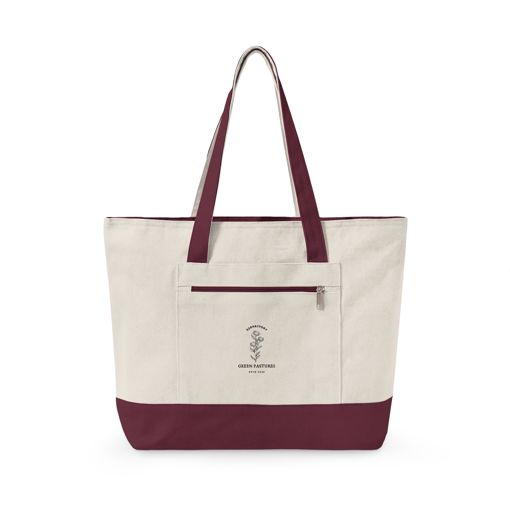 Green pastures Tote Bag  | Psalm 23:2