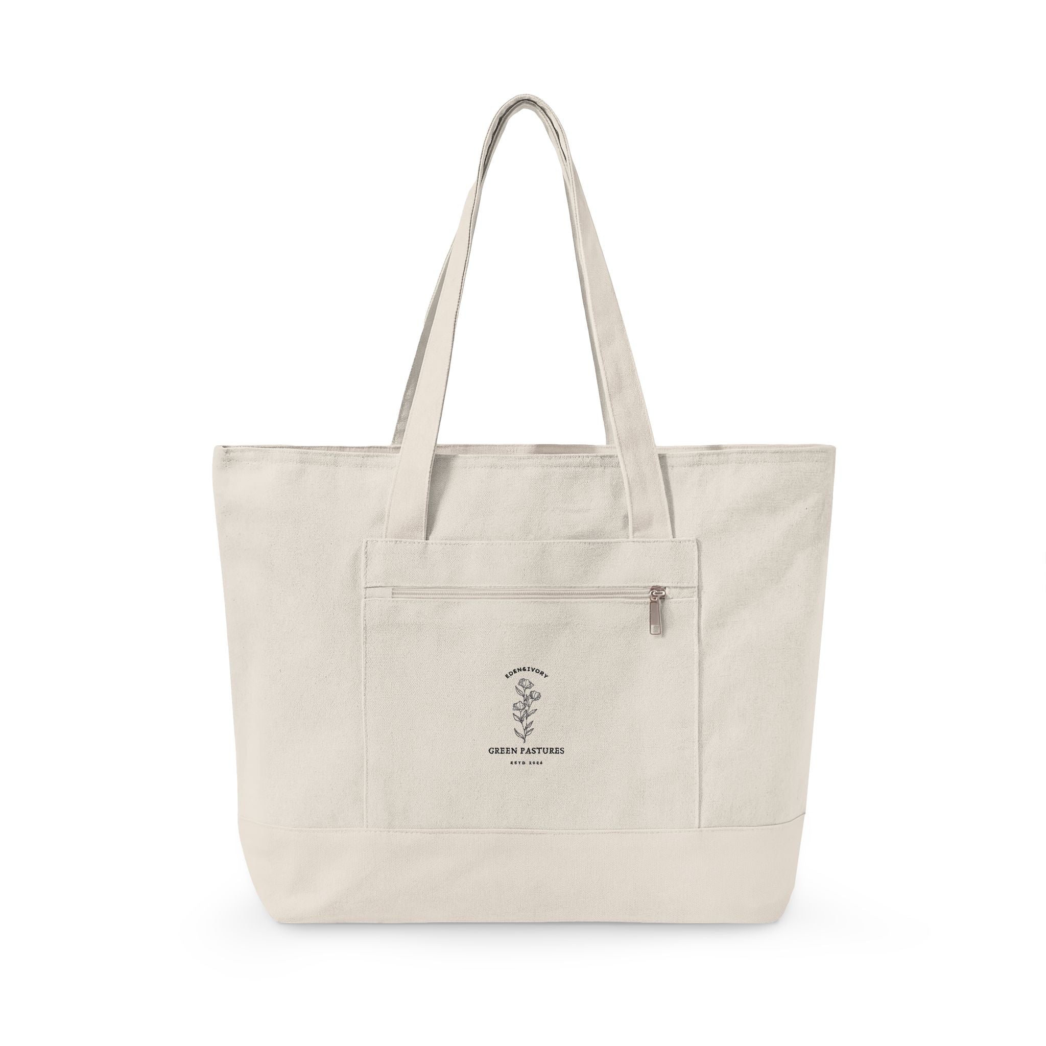Green pastures Tote Bag  | Psalm 23:2