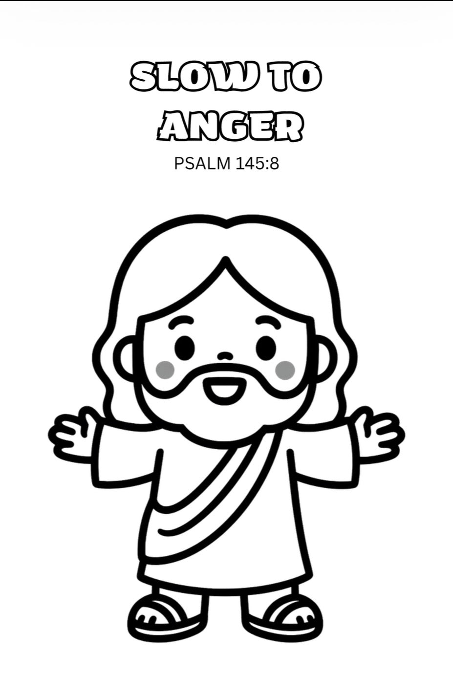 Characteristics of God | Scripture Colouring Pages
